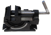 Angle drill press vise