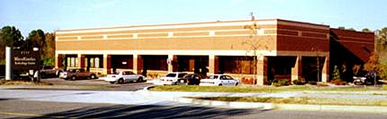 front of the MicroKinetics office building