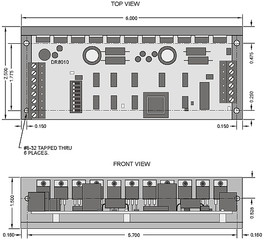 DR8010 Mechanical Outline