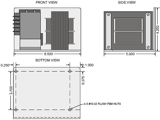 PWR7205 Mechanical Outline