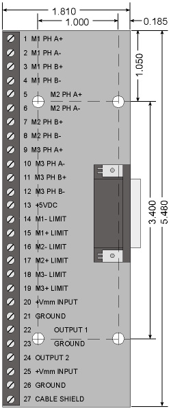 QuickPhase Breakout QP Mechanical Outline