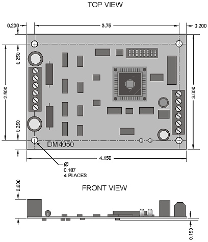 DM4050 Mechanical Outline