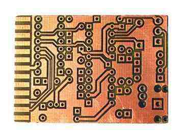 Mechanically etched double sided board photo