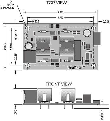 UnoDrive Mechanical Outline