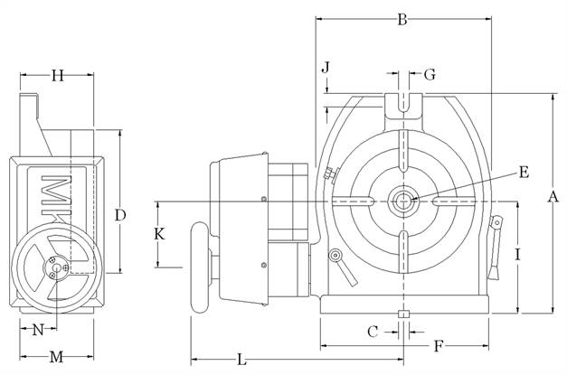 Rotary Table Drawing